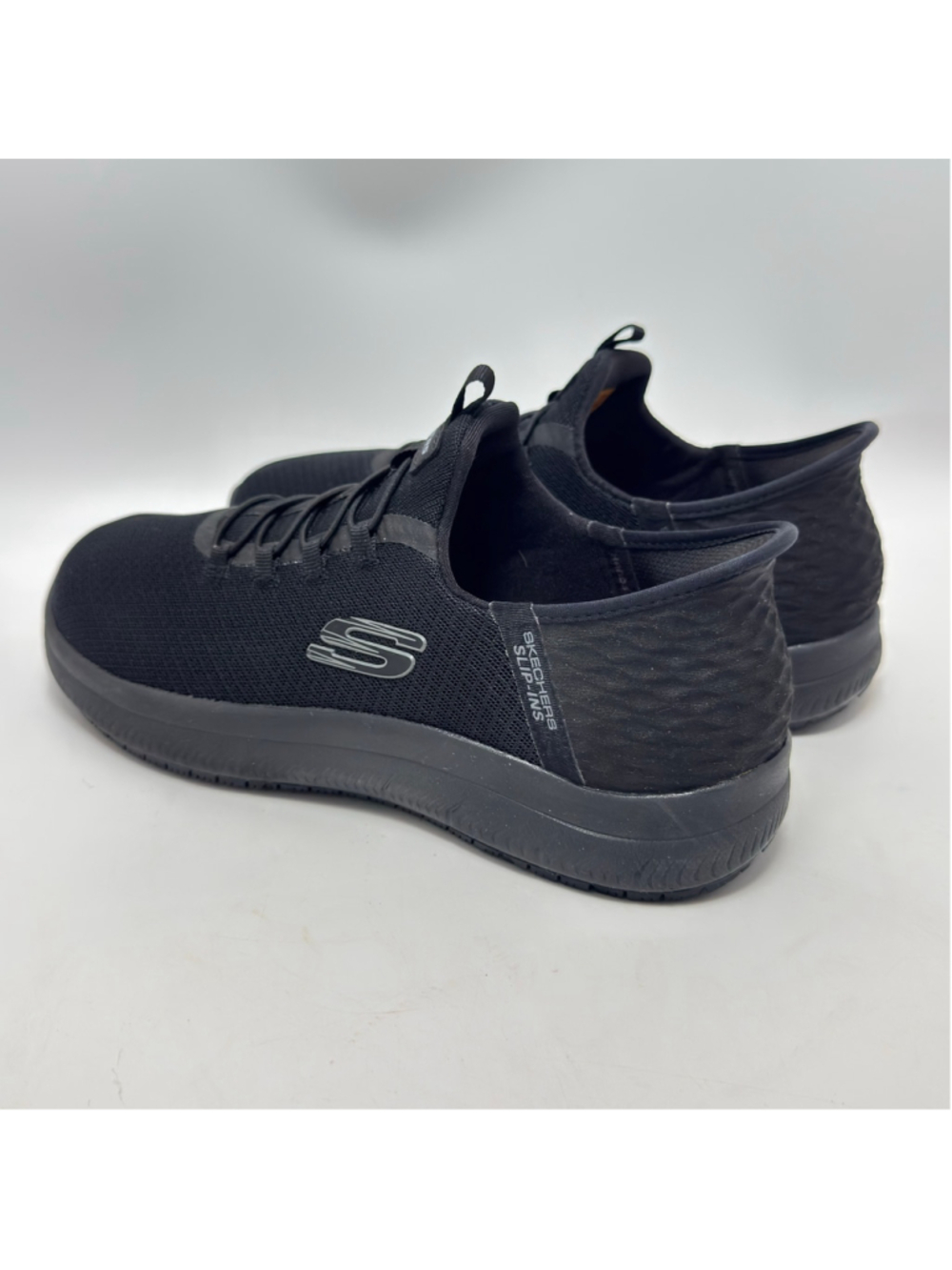 Skechers Slip-ins Work Summits SR Air Cooled Memory Foam Sneakers Black Size 9 - Picture 13 of 13